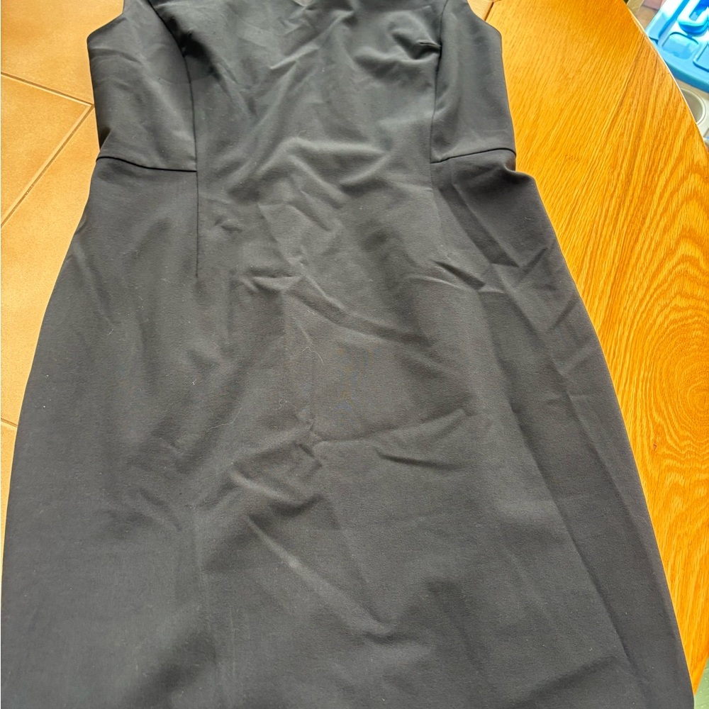 Ann Taylor Black Strapless Dress